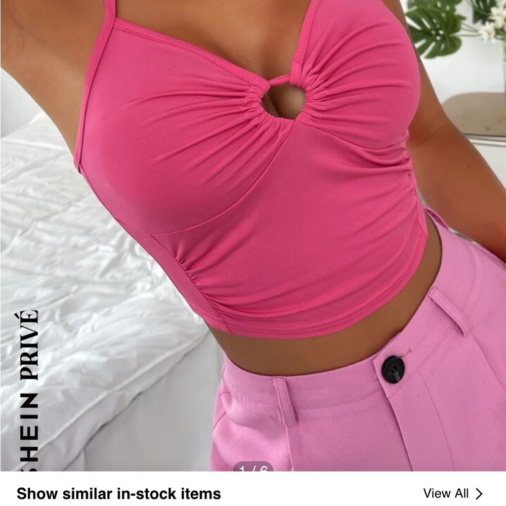 Shein Haulter Top